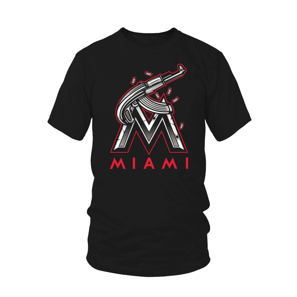 Miami Gun Showers Tee (Bred Black)